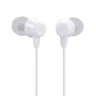 JBL Earphones C50HI In-Ear Headphones White