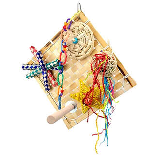 Bainbridge Bird Net - Destructive - Fiesta Wall With Perch - Fun and Stimulating