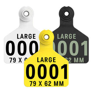 Z Tags Large Female Z2 No-Tear Cattle Management Ear Tag