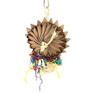 Bainbridge Bird Toy - Naturals - Palm Flower Pot
