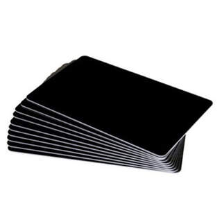 High Quality PVC Blank CR80 30mil 0.76mm U.S.A Made Black Cards - Pack of 100