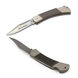Excalibur Tracker Single Blade Rubber Coated Grip General Purpose Knife