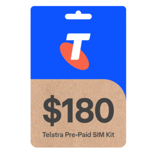 Telstra $180 Prepaid Sim Card Starter Kit Pack