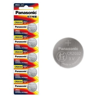 Panasonic CR2032 3V Lithium Coin Cell Button Batteries