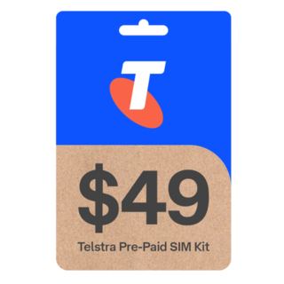 Telstra $49 Prepaid Sim Card Starter Kit Pack