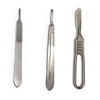 Fixed Straight Non Folding & Folding Scalpel Handles No 3 & No 4