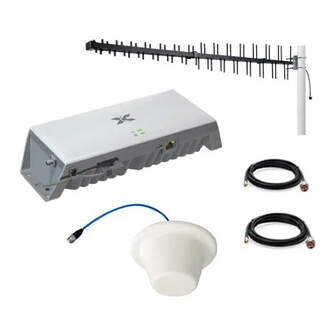 Cel-Fi GO4 (G41) Building Pack with Blackhawk LPDA 698-4000MHz and Ceiling Dome 698-4000MHz Antenna -150dBc PIM