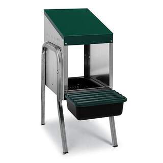 Bainbridge Poultry Battery Cage Metal Nesting Boxes - Complete Kit - 1 -16 Holes - Rollaway with legs
