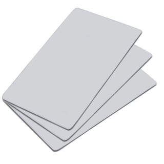 Dual Format Frequency HID Prox 125kHz & Mifare Classic 13.56MHz White PVC RFID Card