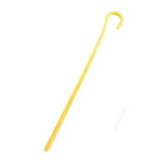 Shoof Plastic Traditional Shepherds Crook - High Visibility Yellow Sheep Hook