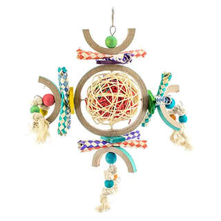 Bainbridge Bird Toy Destructive - Fiesta Dream Catcher - Fun and Stimulating