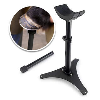 Bainbridge Hoof Farrier Adjustable Stand with Interchangeable Heads