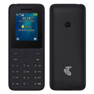 Telstra T-Lite (Lite 4) 4G 4GX Black VoLTE Blue Tick for Boost Aldi Belong Lyca Woolworths Pennytel Mate Telechoice Tangerine