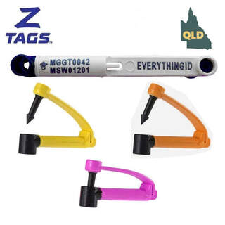 (QLD ONLY) Z Tags TagFaster Multi-Shot  eID 8 x Year-of-Birth Colour + Post-Breeder NLIS Sheep & Goat Tag Datamars (QLD REBATE)