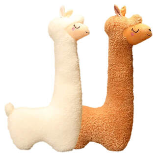 Cuddly Alpaca Stuffed Plush Toy for Sleeping Soft Teddy Bear Bed Doll - 1 Meter