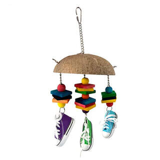 Bainbridge Bird Toy Destructive - Sneaker Chandelier - Fun and Stimulating