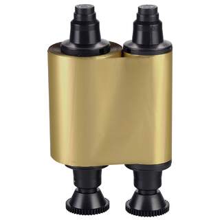 Evolis R2016 1000 Print Metallic Gold Monochrome Ribbon for Dualys Pebble Quantum Securion