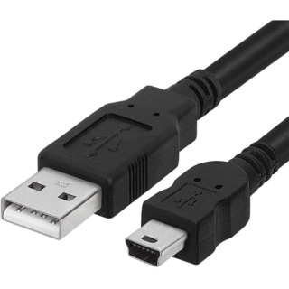 Tru-Test USB A to USB Mini B 1M Cable, 28/24 AWG, Compatible with 5000, XRS2, SRS2 Stick Readers - Spare Cable Only