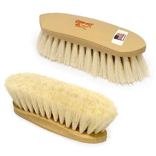 Grip-Fit Grooming Brushes Equine Horse Soft Finishing Brush