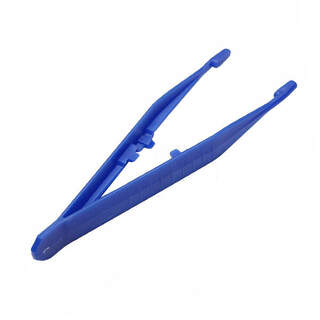Disposable Plastic 11cm Tweezers Forceps Pickup Repair Tool DIY craft