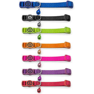 Bainbridge Nylon Cat Collar with Safety Buckle & D-Ring