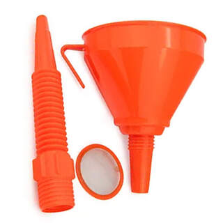 Bainbridge Removable Filter Flexible Screw on Nozzle Funnel