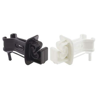 Bainbridge Snap Stay Black White Steel Post Electric Fence Insulators