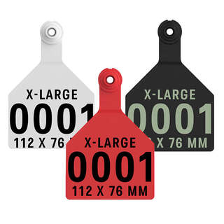 Z Tags Maxi Extra Large (XL) Female Z2 No-Tear Cattle Management Ear Tag