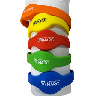 Custom Printed RFID Wristband 125kHz or 13.56 MHz - Mifare Classic / NFC / EM4100