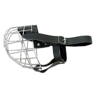 Bainbridge Leather Straps Supreme Dog Muzzle Wire