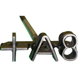 Custom / Registered Fire Brand Stainless Steel Fire Branding Iron 3 Character / Symbol Cow Horse 2" 2.5" 3" 4"