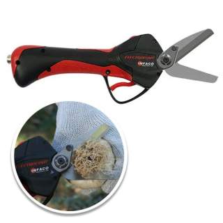 Electrocoup Garlic Cutter Pruning Cutting Shears Battery Operated F3010 42mm Electric Secateurs Bundle