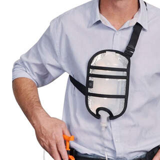 Ezepak Vaxiholster Easy Access Body Insulated Vaccine Holder Chest Mounted Pouch with Shoulder Strap