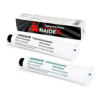 Raidex Tattoo Paste 60G Black / Green Tube