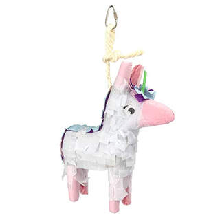 Bainbridge Bird Toy Piñata - Unicorn 20 X 22cm - Fun and Entertaining