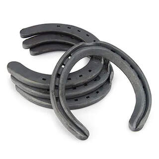O’Dwyer Horseshoes Carbon Steel Equine Hoof Horse Shoes Standard Hack - Set of 4