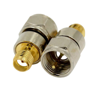 F-Type Male to SMA-K Coaxial Connector Adapter