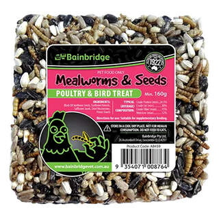 Bainbridge Treat Block - Mealworms and Seeds