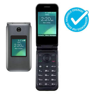 Telstra ZTE Flip 3 Black 4G 4GX VoLTE Blue Tick Seniors Big Button Z2335T VoLTE External Antenna Patch Lead Port Mobile Phone
