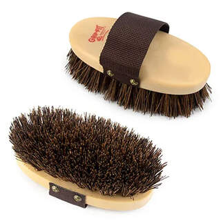 Grip-Fit Grooming Brushes Equine Horse Very Stiff Dirt Removal Brush