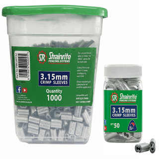 Strainrite Crimp Sleeves 3.15mm - 50 or 1000 Pack