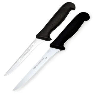 Mundial Slaughterhouse Butcher's Knife Antimicrobial Handled High Carbon Stain Resistant Boning Knife - 15cm, 18cm