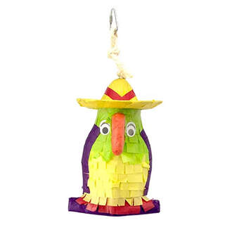 Bainbridge Bird Toy Piñata - Parrot 13 X 19cm - Fun and Entertaining