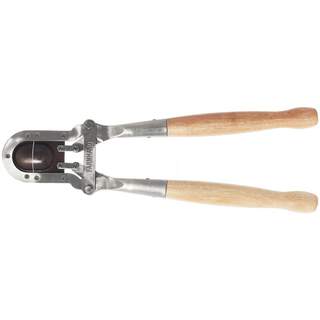 Farmhand Farm Pro Yearling Cattle Cup Dehorner With 55mm Opening Blades - Stainless Steel With Wooden Handles