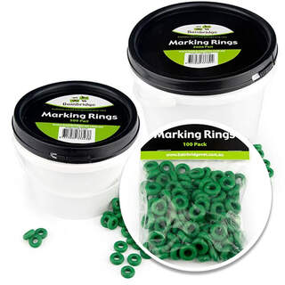 Bainbridge Standard Marking Applicator Rings - 100 500 2000 Pack