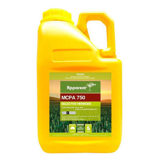 Apparent MCPA 750 Selective Herbicide Control for Broadleaf Weeds in Various Crops & Non-crop Areas 5L