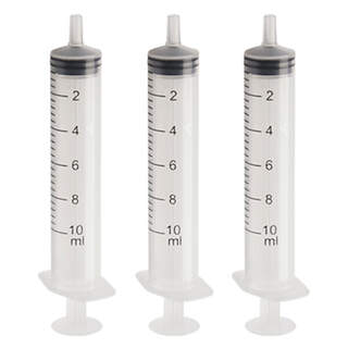 Bainbridge Luer Slip Tip Sterile Disposable Syringe - 10ml / 10cc (Individual or Box of 100)