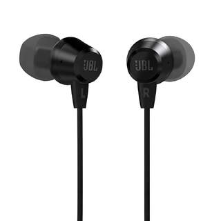 JBL Earphones C50HI In-Ear Headphones Black