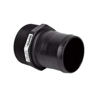 Norma 1" x 1" (25mm) Threaded Male Hose Tail Male BSP Thread x Hose Tail Guyco Poly Pipe Farm Irrigation Fitting GMHT25