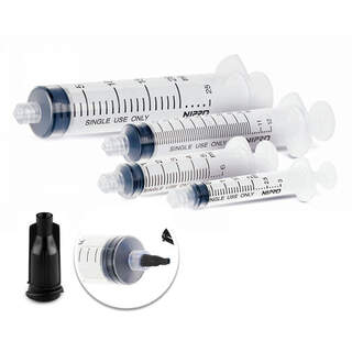 Terumo Hypodermic Luer Lock Slip Tip Syringes with Caps / Covers - 3ml 5ml 10ml 20ml 30ml